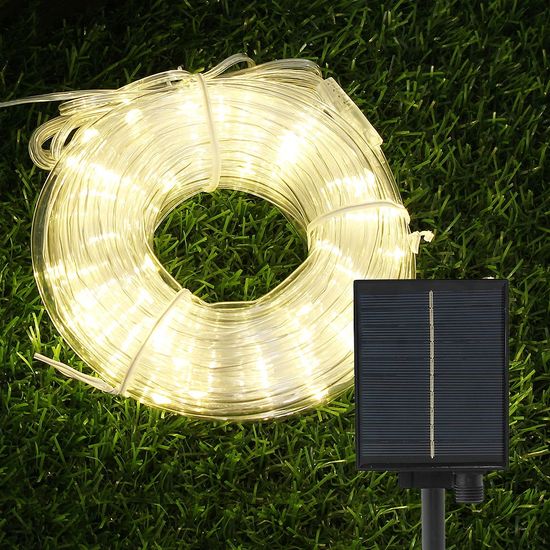 [도토로] 100구 태양광 LED 전구(10m) (웜색)