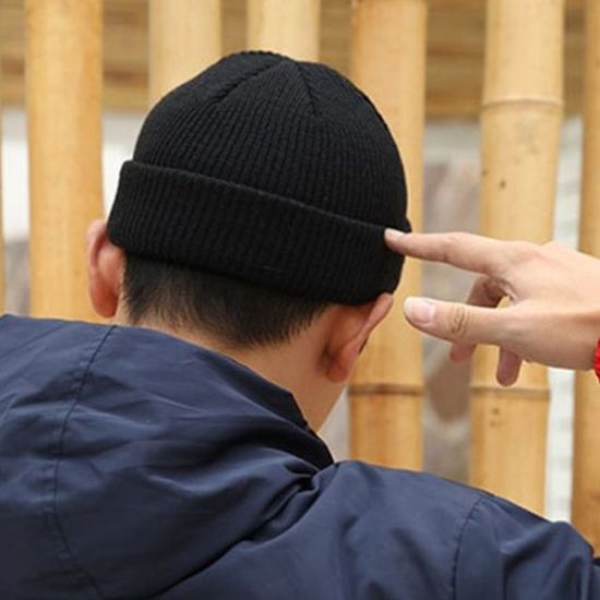 무지 사계절 숏 비니 모자 ST260(WE2B386)