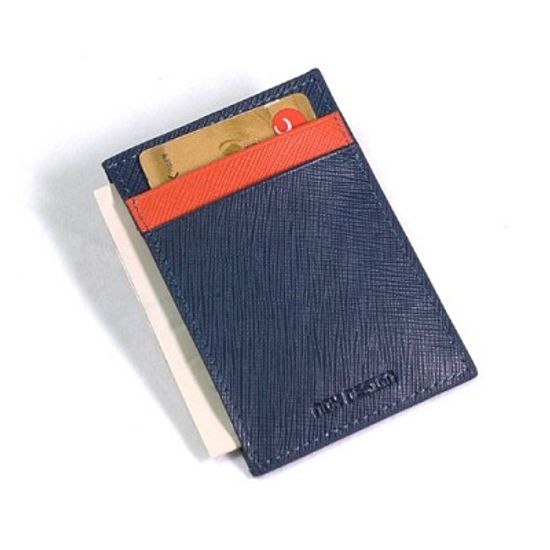 [녹스디자인] 심플 카드케이스 [BSC90/BL]