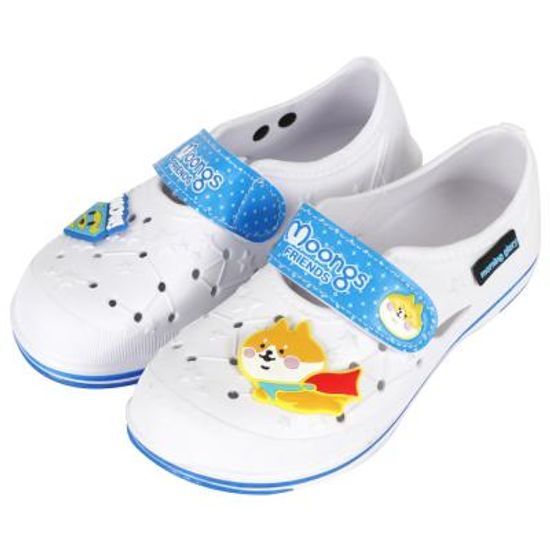 모닝글로리 논슬립 EVA벨크로 실내화 블루