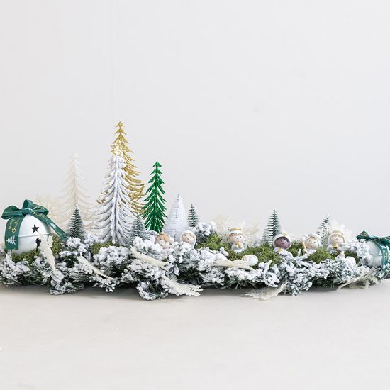 크리스마스 장식 성탄절 센터피스 아기예수 63x25cm
