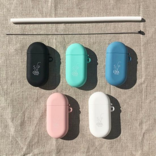 [더소가] 실리콘빨대 세척솔 케이스 풀세트