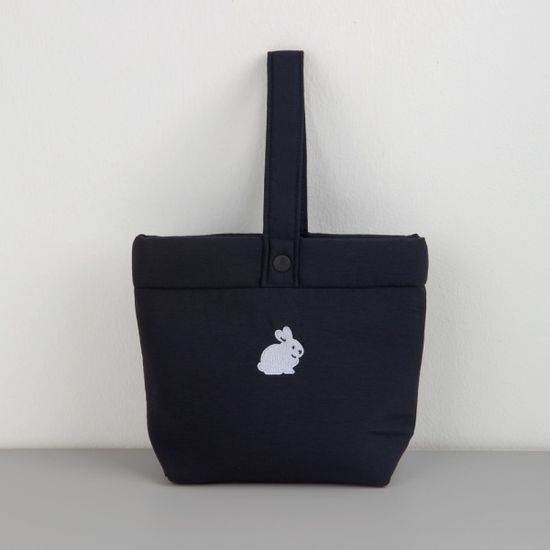 Airy Mini Totebag - 해피블랙래빗