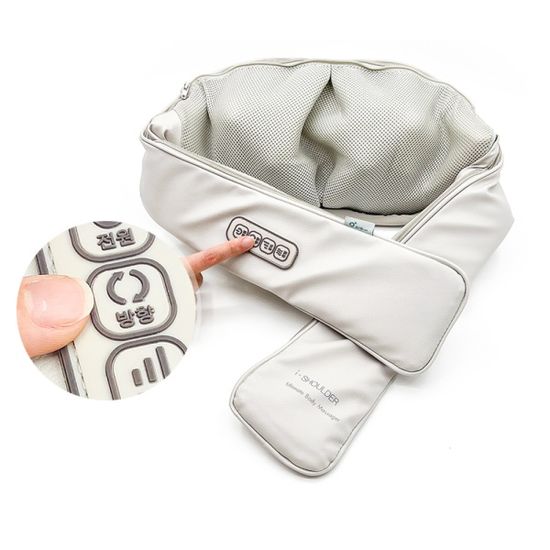  아이오랩 아이숄더 무선 목 어깨 안마기 허리 승모