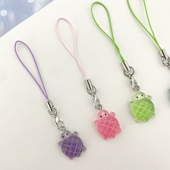 메론빵 거북이 키링 행운 열쇠 고리 팬던트 