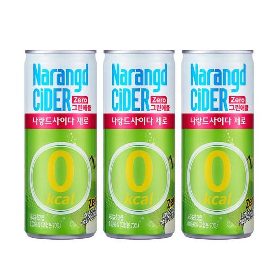 동아오츠카 나랑드 사이다 그린애플 245ml 30캔