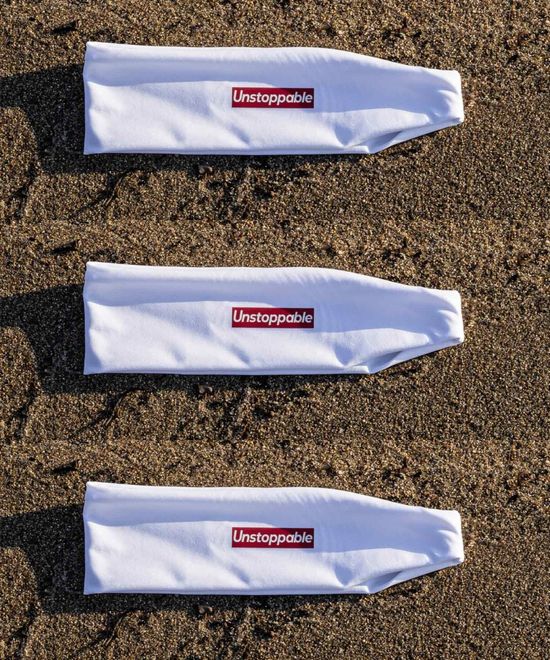 3PACK 어센틱 레드박스 화이트 - 쿨링 스판 스포츠 헤