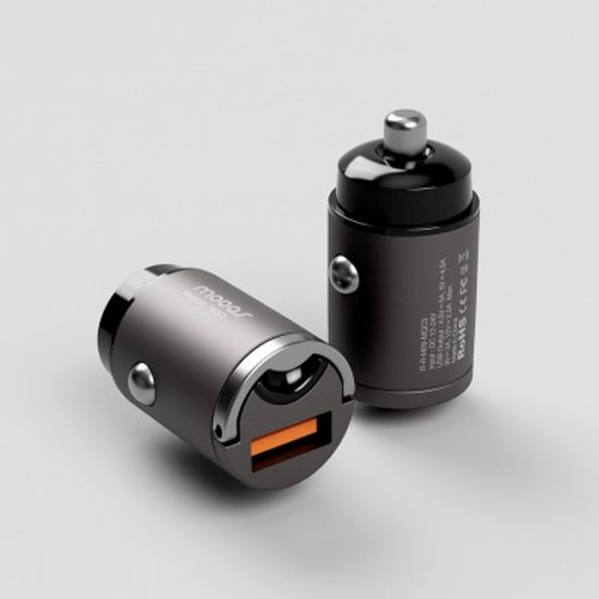 [무아스] 초미니 시거잭 차량용 고속충전기 USB-A