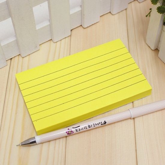 100매 라인 접착메모지/문구점판매용 메모지 메모장