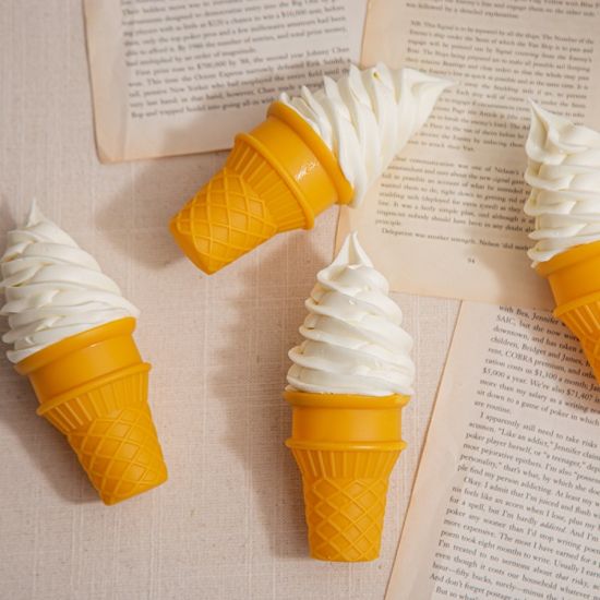 바닐라 소프트아이스크림 모형 1개