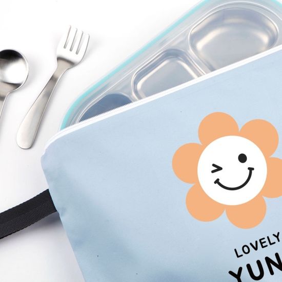 [주문제작]네임 식판파우치스마일 데이지