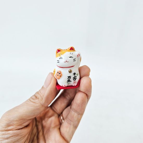 미니 마네키네코 도자기 고양이 3p set