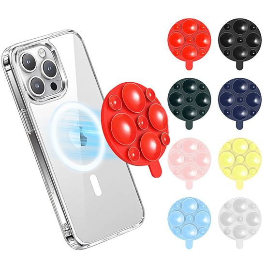 맥세이프 실리콘 흡착패드 휴대 논슬립 휴대폰 뽁뽁이