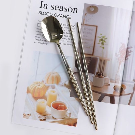 엘리건 티타늄 국산 한식 수저 세트 2color