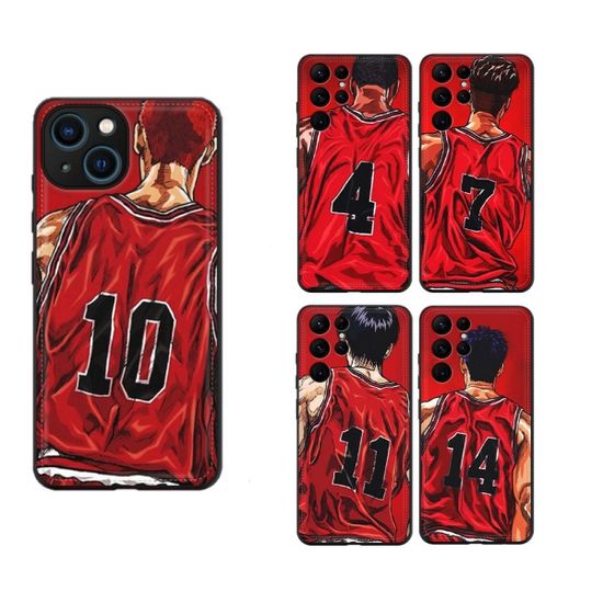 아이폰 14 프로 맥스 + 슬램덩크 캐릭터 가죽 케이스