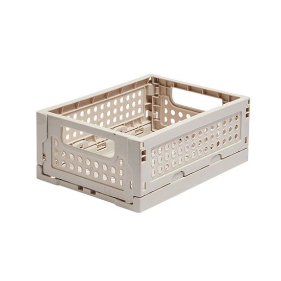 폴딩박스 수납 정리함(아이보리/소)(W78F222)