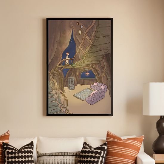 나무 집, 꼬모소이 작가 그림