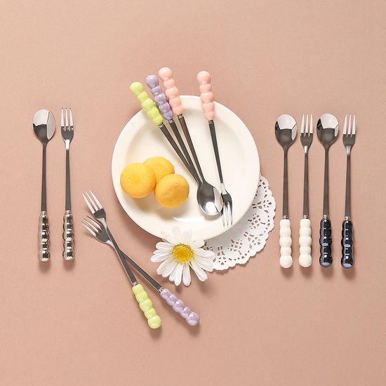 라펠라 커트러리 롱 티스푼/티포크 6color