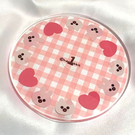 한토끼 아크릴 코스터 3종