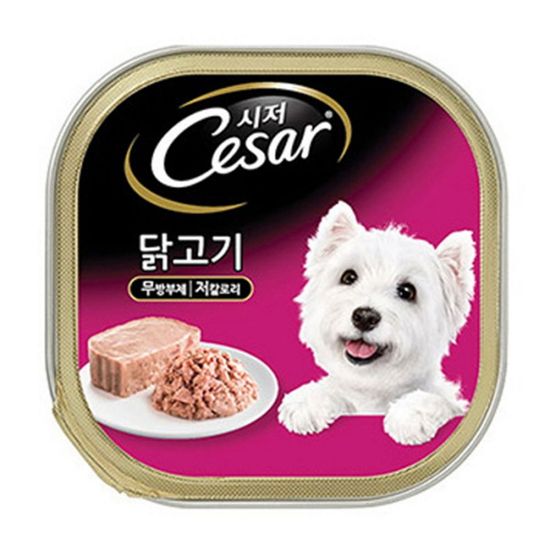 시저 강아지 간식사료 닭고기 100g(WF47903)