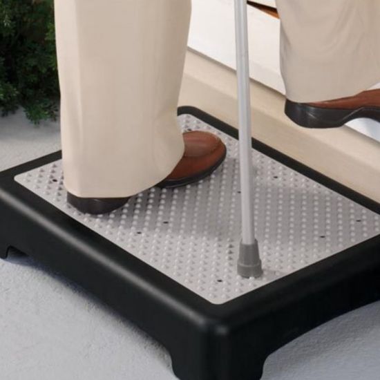 노인 아이 보조 계단 높은 턱 경사로 보행 발받침대