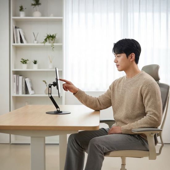 오베가트 마그네틱 회전 아이패드 태블릿 거치대