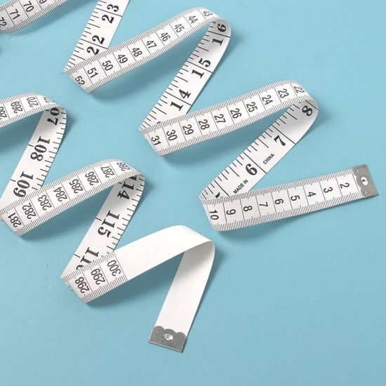 바디측정 피팅 줄자(3M) (화이트) 재봉줄자