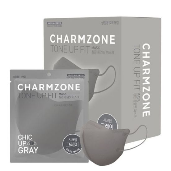 참존 톤업핏 얇은 컬러 마스크 새부리형 50매