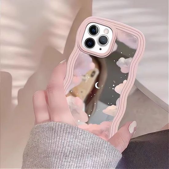 갤럭시 a시리즈 감성 하트 구름 미러 물결 폰 케이스