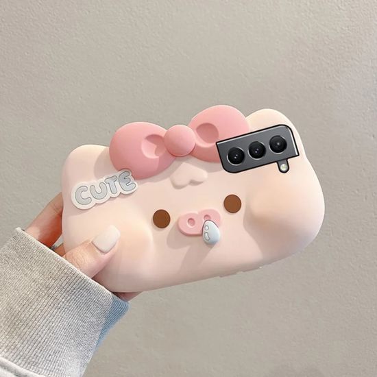 갤럭시 s26 25 24 23 노트20 a 콧물 돼지 인형 케이스
