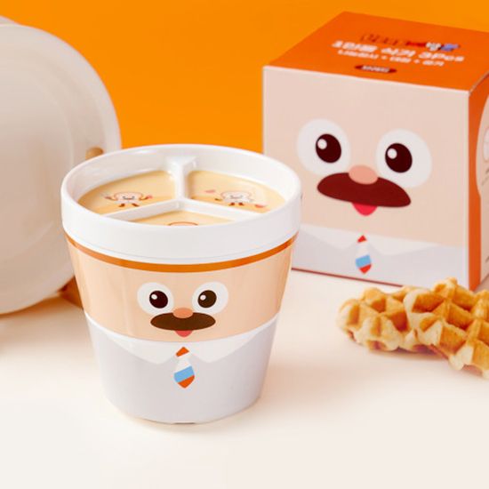 1인식기선물 [정품] 브레드이발소 그릇2+접시1+박스