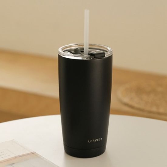 리브스 보온보냉 빨대 텀블러 20oz (뚜껑 2종)