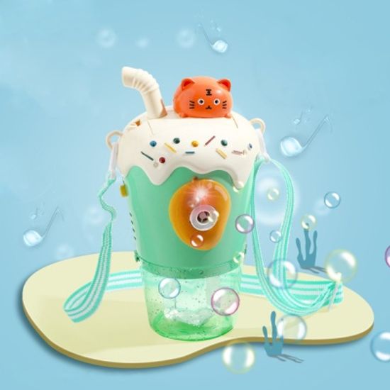 LED 동물 음료컵 버블 건 자동 비눗방울 장난감 머신