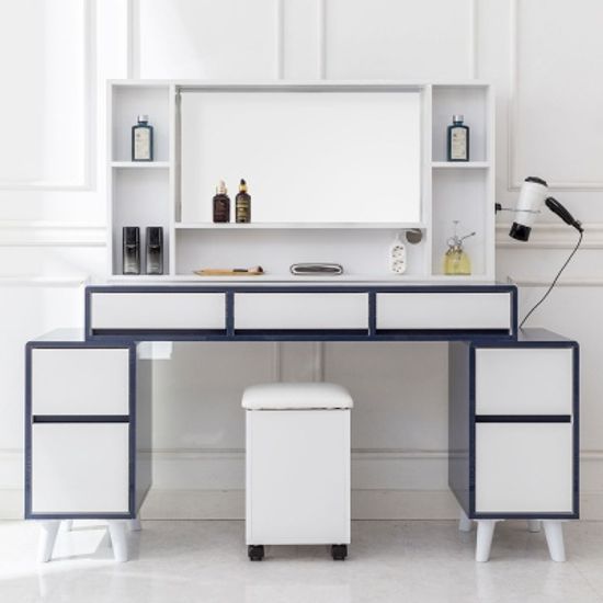 쏘굿 확장형 수납 화장대 세트 (착불)