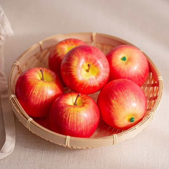 빨간 사과 모형(8cm) 1개