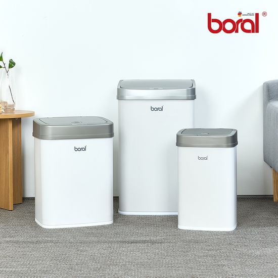 보랄 스마트 센서 자동 쓰레기통 휴지통 15L/30L/50L