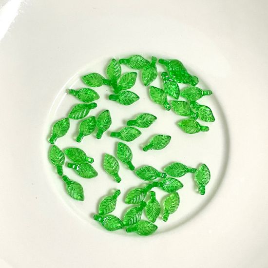 나뭇잎 비즈 공예 재료 화분 식물 키링 끈갈피만들기