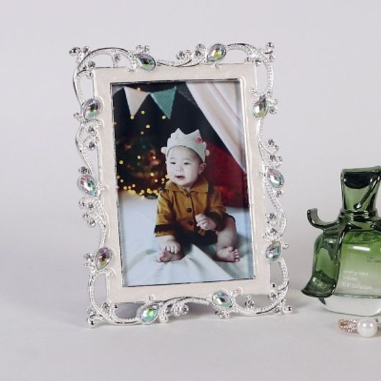 펄-메탈 엠버 보석 사진액자-5 사진사이즈