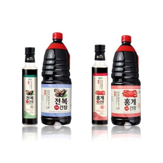 웰크리 구룡포 홍게 간장 / 완도 전복 간장