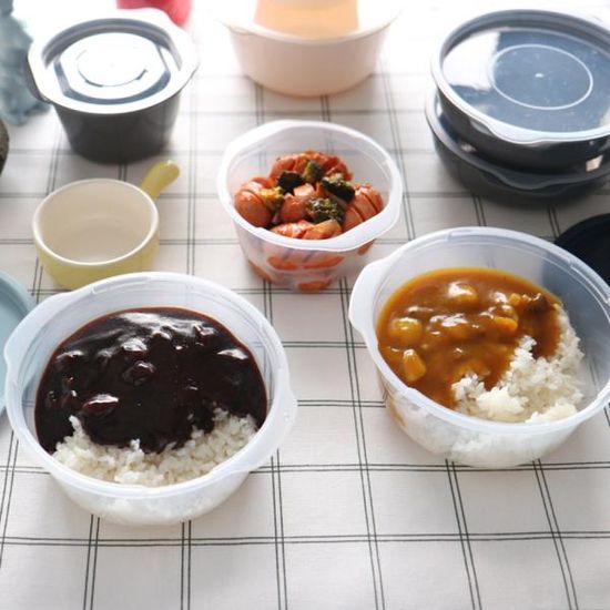 보노쿡 밀폐용기 650ml x 12P 집밥소분 냉동밥