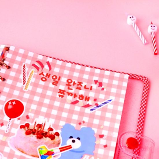 A5 피크닉 체크 리필속지