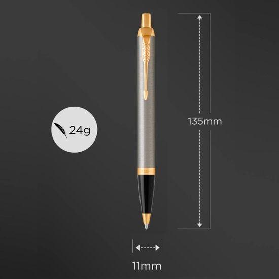 파카 아이엠 코어 브러시트 메탈 GT 유성볼펜 7725