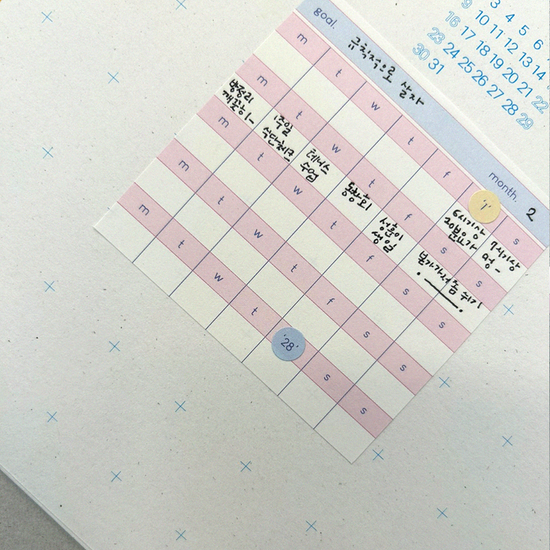 Monthly Sticker 먼슬리 스티커