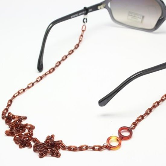 [보니엘]브라운셀체인_원형안경