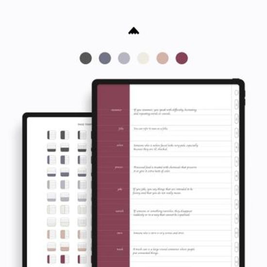 얼씨 반반노트 12탭 인덱스북