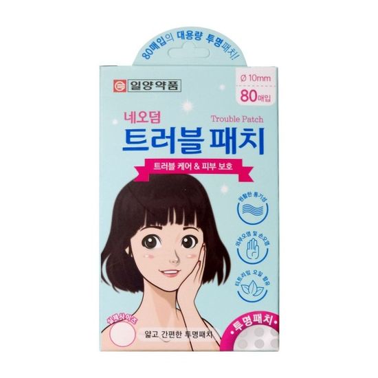 네오덤 트러블 패치 80매(투명) 여드름 케어(WC1E819)