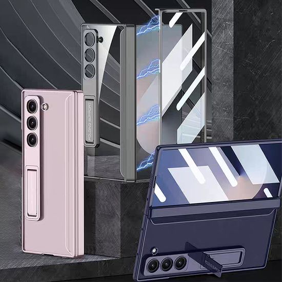 갤럭시 z폴드 7 6 마그네틱 힌지 풀커버 투명 케이스