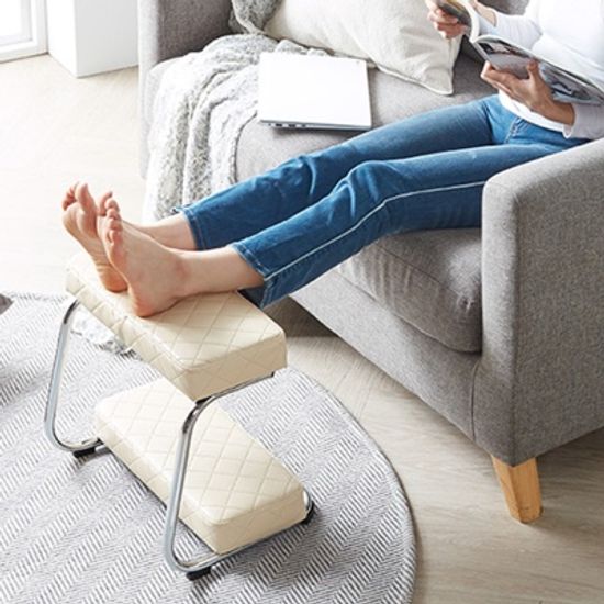 책상발받침대 2단 사무실 다리 발받침대