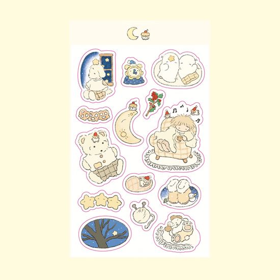 고요한 밤 스티커