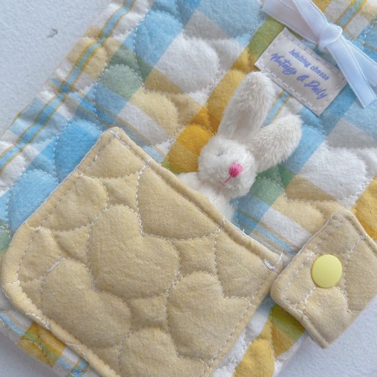 멜팅치즈 하트통통 북커버 B6 A5